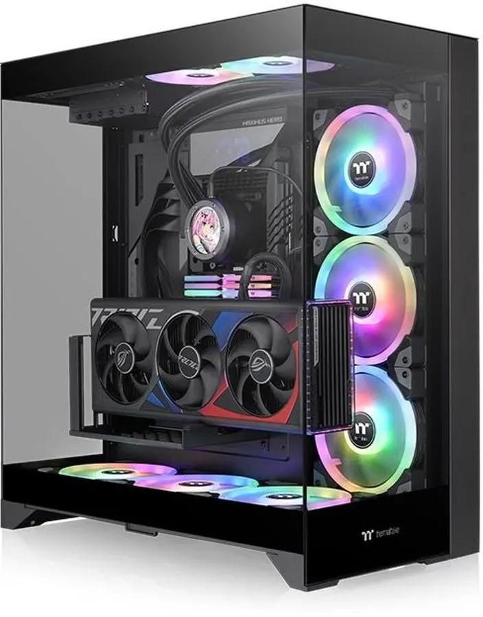 Корпус ATX Thermaltake CTE E550 TG, Midi-Tower, без БП,  черный [ca-1z8-00m1wn-00]